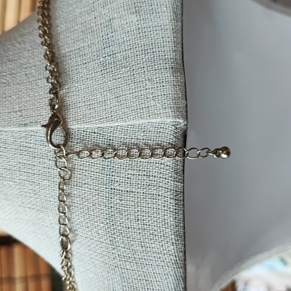 Beads and Baubles Moonstone Faceted Extra Long Necklace Pastel Dual Chain Pearls - Picture 5 of 12